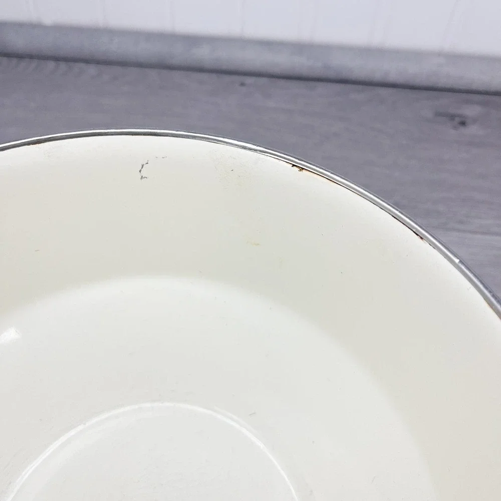 Vintage Vitroceramic Fruit Bowl‎ - Farmhouse Kitchen Decor
